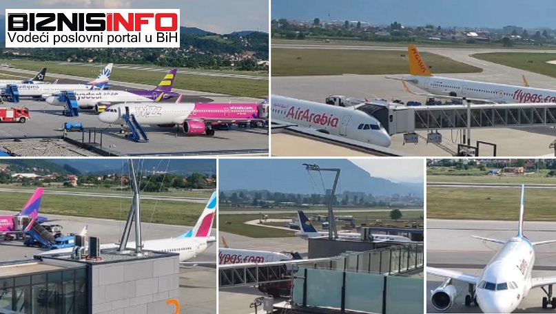 Impresivan Snimak Sa Aerodroma Sarajevo Avioni Svjetskih Divova