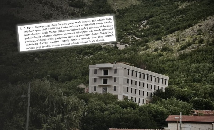 Investitor iz Sarajeva tuži Grad Mostar i potražuje 5 miliona KM