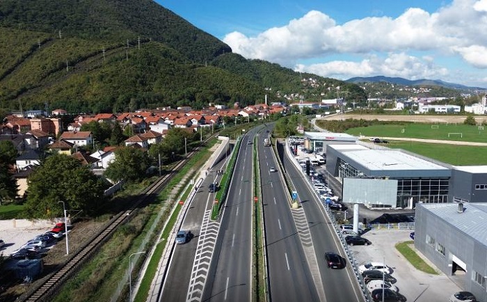 Ilidža: U saobraćaj puštena uključna traka na brzu cestu