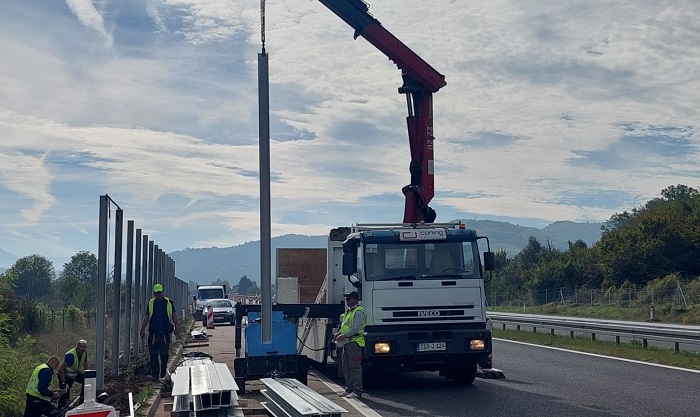 U toku radovi na izgradnji bukobrana na dionici autoceste Podlugovi – Visoko